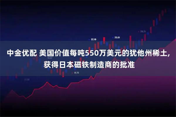 中金优配 美国价值每吨550万美元的犹他州稀土, 获得日本磁铁制造商的批准
